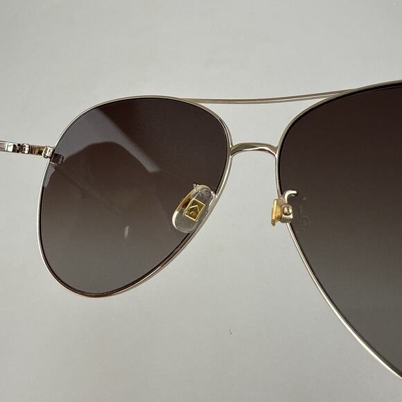 Kate Spade Sunglasses mod. Carolane F/S 3YGHA Gold Aviator Shades Oversized main image 4